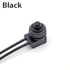 12V Waterproof Latching Push Button On-Off Switch With Leads Wire Black Red Plant Lamp Agricultural Irrigation Cultivation Switc