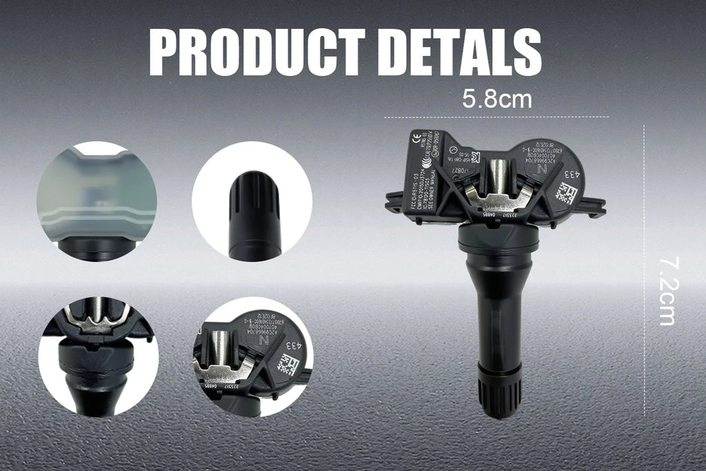 1/4PCS 433MHZ Tire Pressure Monitor System Fit For Renault KADJAR Twingo Nissan X-Trail Replacement For 407004CB0B,407004CB0A