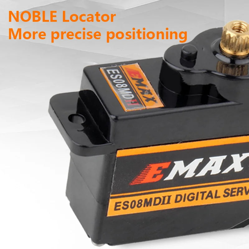 EMAX ES08MDII 13g Metal Gear Mini Digital Servo 4V to 6V 2kg Futaba JR Plug for RC Airplane Helicopter Fixed Wing