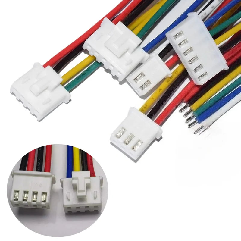 10pcs XHB2.54 wt Latch TJC3B Single Head 22/26AWG Wire Cable Connector 2P/3P/4P/5P/6P/7P/8P/9P/10P/11P/12Pin Female Plug Socket