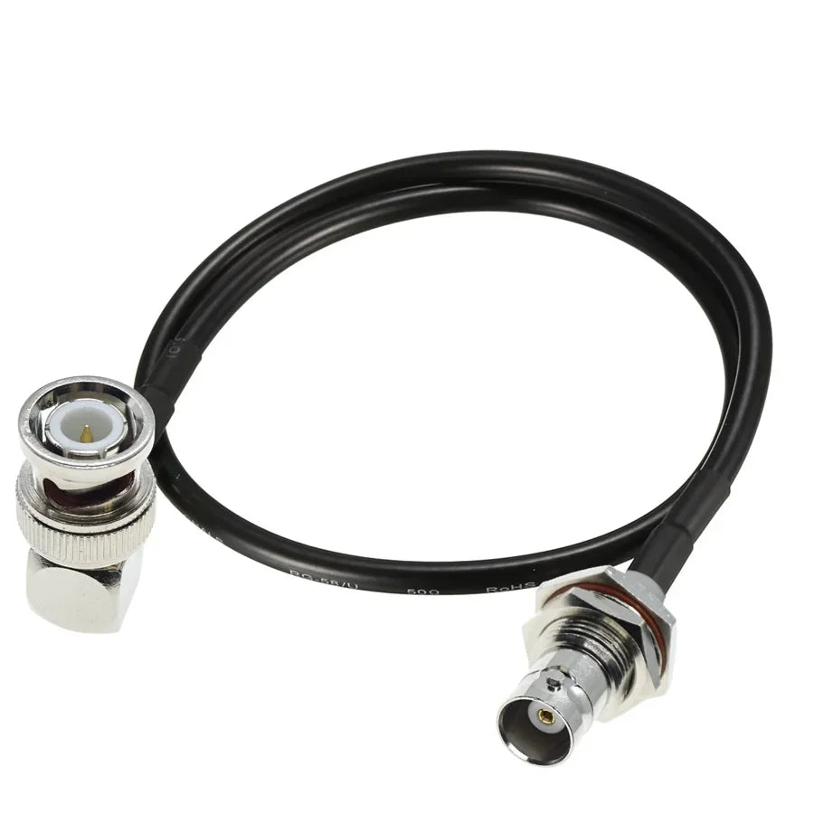 RG316 Cable BNC To BNC Male Female Q9 Plug Jack Crimp Connector Extension RF Brass Copper Coaxial WIFI Coax Jumper Pigtail