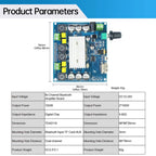 TPA3116 Bluetooth Amplifier Board BT5.0 Digital Dual-Channel 2*100W High Power Sound Audio Amplifier Module USB AUX Input