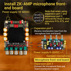 ZK-SUB600 BT Amplifier Board Module 2.0 Channel 300W+300W+Subwoofer Extension TPA3255 DC 18-50V with Subwoofer