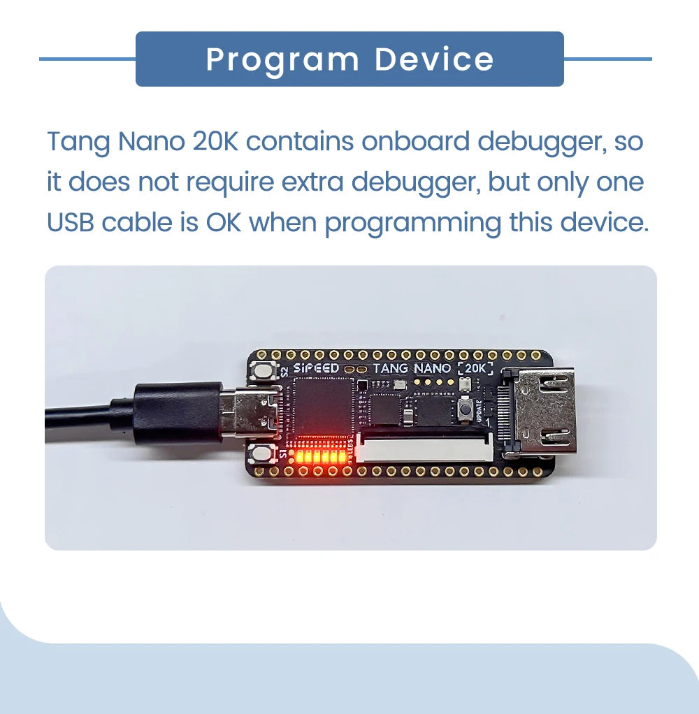 Sipeed Tang Nano 20K Game Kits FPGA RISCV Linux Development Board
