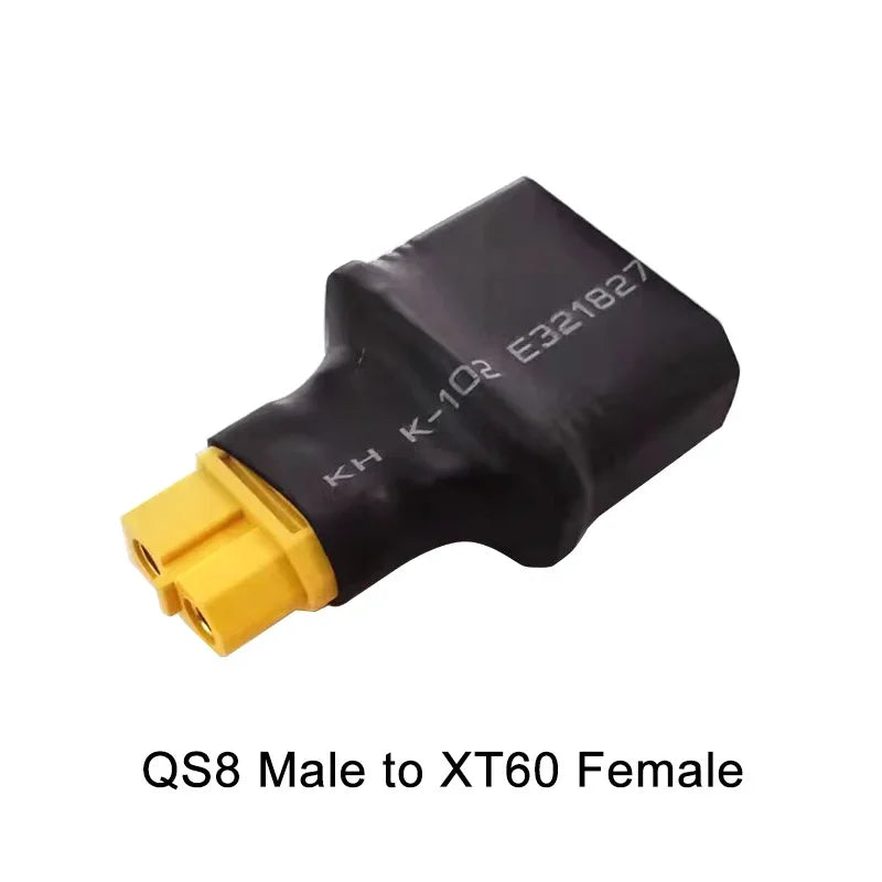 QS8 to XT60 XT90 Integrated Plug Adapter QS8 Male to Female Electric Lithium Battery Model Aircraft XT30 T-type Connector