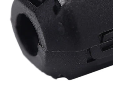 2pcs Black 5mm Clip-on Noise Ferrite Core Ring Bead Filter RFI EMI Cable Clip