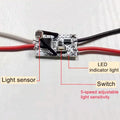 Photo Control Sensor 5-level Adjustment Light Sensor Switch DC 3.7V 5V 12V 24V Auto ON Off Photocell Street Light Switch 5A