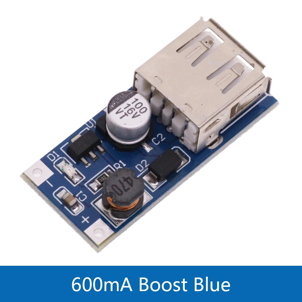 DC-DC Boost Module (0.9V ~ 5V) 600mA Boost Converter Step Up Module USB Mobile Power Boost Board