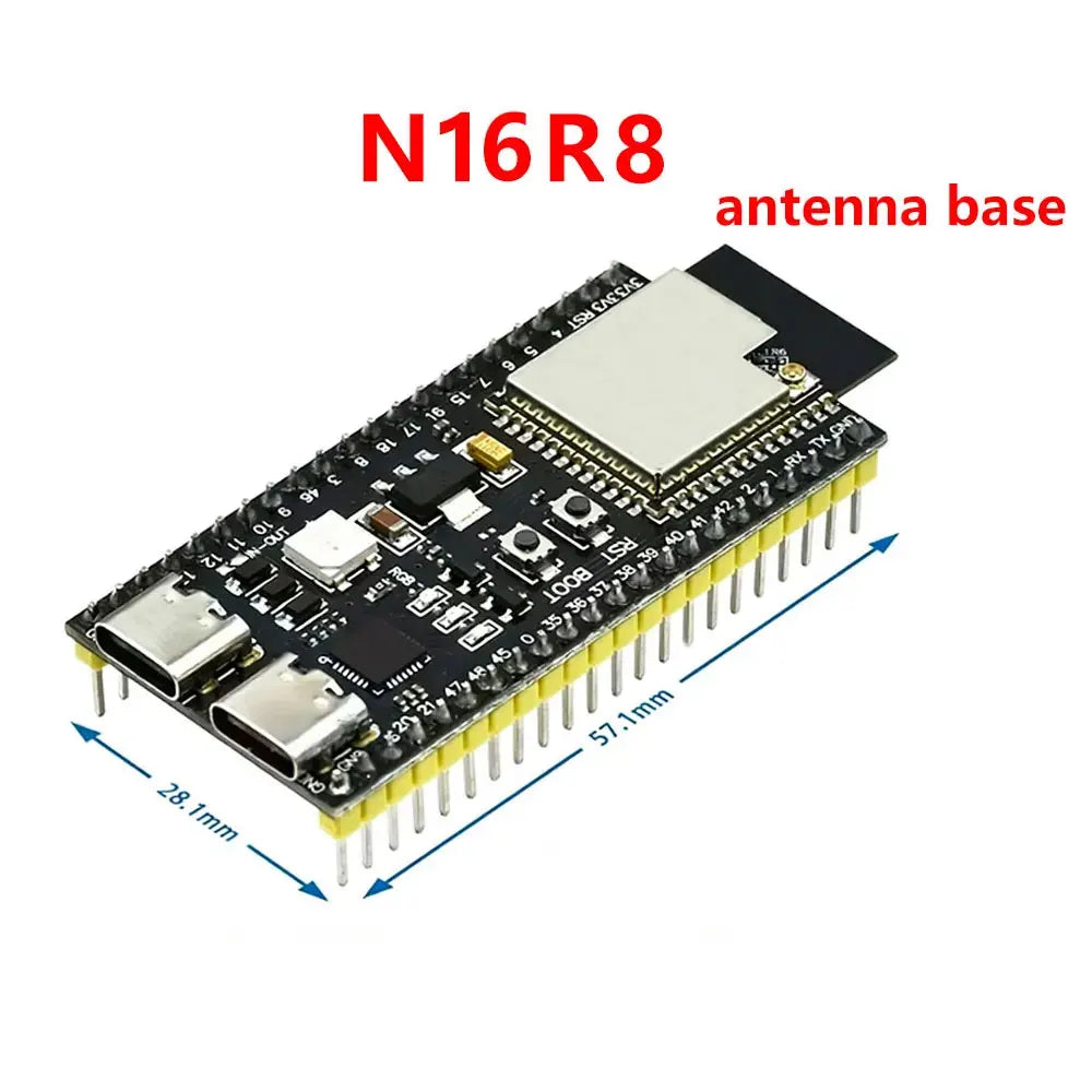 ESP32-S3-DevKitC-1 Development Board BT 2.4G Wifi Module for Arduino 8MB PSRAM 16MB FLASH N16R8 42Pin CH340C Type-C ESP32 S3