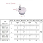 DC 3V 12V 24V 3RPM-100RPM Micro Electric Geared Box Reduction Motor Small Size Slow Speed High Torque Low Noise Reversible