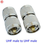 1Pcs SO239 UHF Female Jack To SO239 PL259 UHF Male Female Straight Connector UHF To UHF Female RF Fast Delivery Brass Copper