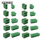 5PCS 15EDG KF15EDGRH 2x2 ~ 12PIN 3.81mm Double Layer Double row pluggable terminal block PCB welding plate Plug Pin Socket