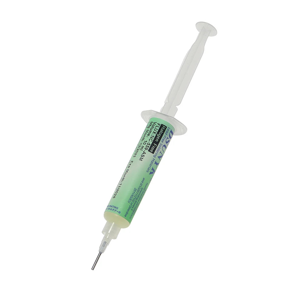 Nc-559-asm Flux Bga Balls,Liquid Solder for Soldering Syringe Solder Paste 10ml Flux for Soldering No Cleaning Welding Tools