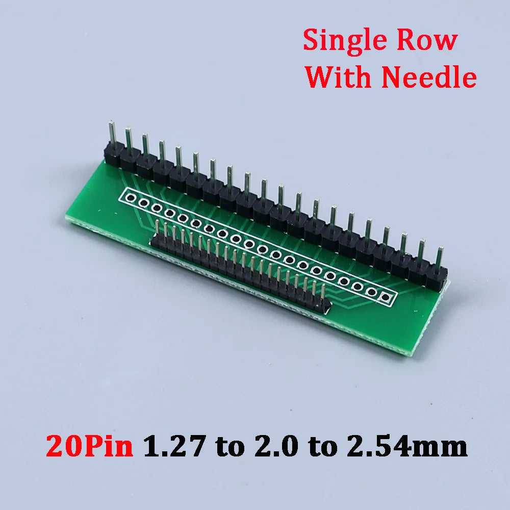 1/5/10PCS 1.27mm 2.0mm 2.54mm Pitch Transfer Plate Converter Single Double Row Pin PCB PCI Adapter Board
