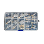 24PCS SMA RF Coaxial Adapter Kit SMA M/F to TNC UHF BNC N F Male Female Coax Cable Connector WiFi Radio Antenna Converter Set
