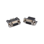 5/10PCS DR15 Female PCB Mount D-Sub 15 Pin VGA Type 8.89 PCB Connector 3 Rows 90-Degree Bent Needle DB15