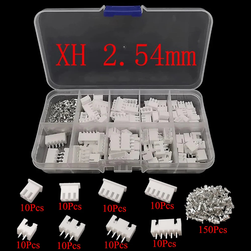 JST 1.25/PH2.0/XH2.54/SM2.54/JST SYP 2P/VH3.96 Male Plug + Female Socket Plastic Housing Terminal Pin Header Wire Connector