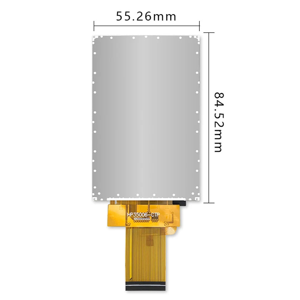 3.5 Inch TFT Display Module 320*480 5-Dot Capacitive Touch HD IPS Full View 40PIN SPI MCU Interface