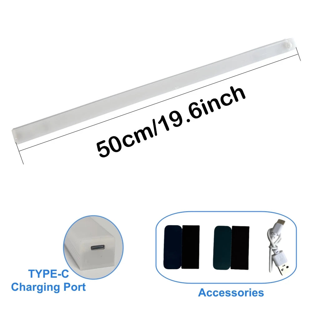 Wall Lamp Rechargeable Magnetic Lights Smart Motion Sensor LED Night Light For Bathroom Indoor Lamp Cabinet Floodlight