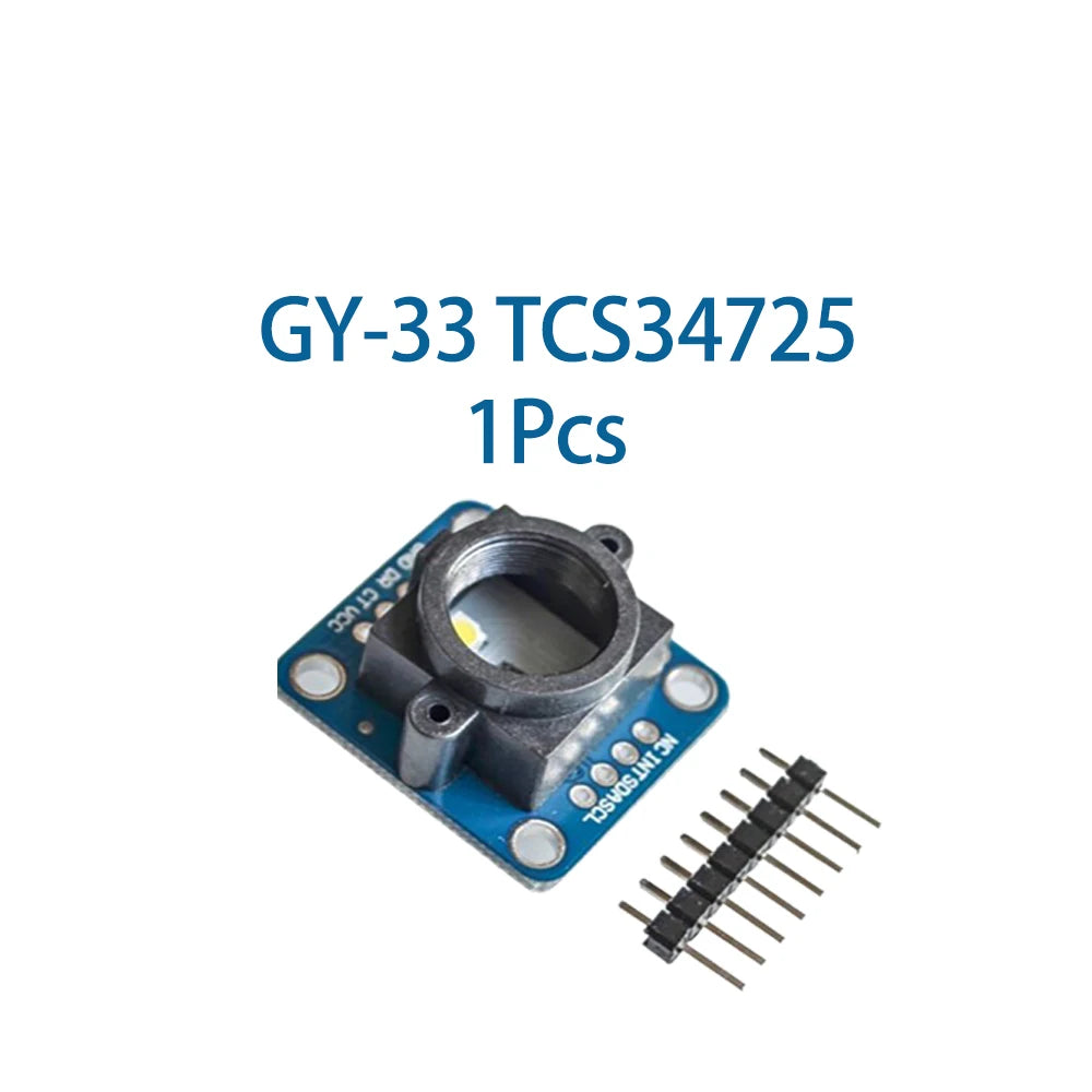1/5/10Pcs GY-33 TCS34725 Color Recognition Sensor Module Color Detection Light Sensing Module Replacing TCS230 TCS3200