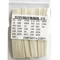 0201 0402 0603 0805 1206 1210 2512 Resistor Kit  33 ValuesX20=660PCS Pack Sample Kit Assorted 1K 10 150R 330 470 1.8 3 4.7k 5.1k