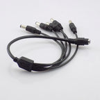 12V DC Power Supply 1 Female to 2 3 4 5 8 Male way Splitter Plug extension Cable cord connector 5.5*2.1mm for Led strip light