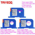 Hall DC Current Sensor Transmitter Output 4-20mA Power Supply 24VDC 0-150A Input 10mm 22mm 30mm Hole Current Transformer