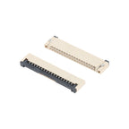 10Pcs FPC FFC Flip cover Connector 1.0mm 0.5mm Flat Cable PCB Connectors SMT ZIF 4 6 8 10 12 14 15 16 18 20 22 24 26 28 30-60Pin