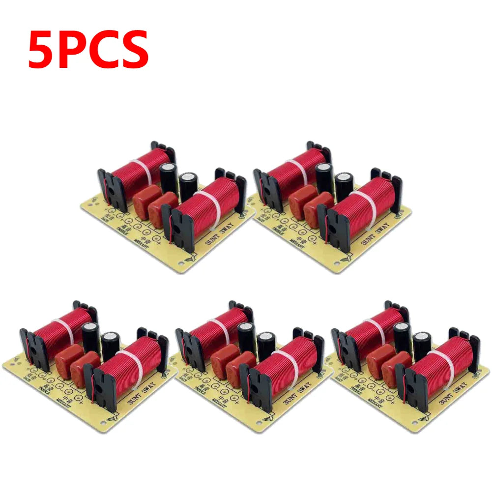 WEAH-305 150W 900-4000Hz Adjustable 3 Way Speaker Crossover Filter 1 Unit Audio Speaker Frequency Divider Full Range Treble Bass