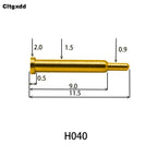 5pcs Pogo Pin Connector Pogopin Battery Spring Loaded Contact SMD Needle PCB 2 3 4 5 6 7 8 9 10 12 14 MM Test Probe H021 - H040
