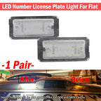 2x Fits For Fiat 500 / Abarth 500 2007-2020 CANbus Xenon White Led Number License Plate Lights