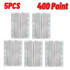 1-20pcs Breadboard 400 830 Point PCB Board MB-102 MB102 Test Develop Nodemcu Raspberri PI 2 lcd High Frequency 40pin Dupont Line