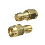1pcs ConnSMA RP-SMA Adapter Set SMA Male/Female to RP-SMA Male/Female RF Coaxial Connector Brass 50 Ohm for WiFi Router