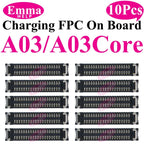 10Pcs USB Charger Charging Port FPC Connector For Samsung Galaxy A12 A22 A32 A52 A72 A02 A03 A13 A23 A33 A53 A73 Plug On Board