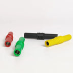 4-40PCS Gold-Plated Female Stackable Banana Jack Connectors,Metal Extension Couplers for Binding Posts and Electrical Test Leads