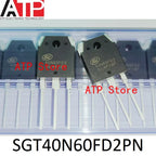 10PCS/LOT 100% New Original SGT40N60NPFDPN 40N60NPFD SGT40N60FD2PN 40N60FD2 TO-3P 40N60 IGBT Transistors 40A 600V