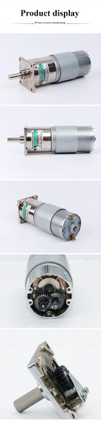 12V 24V Dc Gear Motor 25W 42GA775 Gear Reducer Motor High Torque Low Speed Micro Adjustable Speed 775 DC Motor