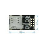 SIM800L GPRS GSM module micro sim card core board quad-band TTL serial port for ESP8266 ESP32