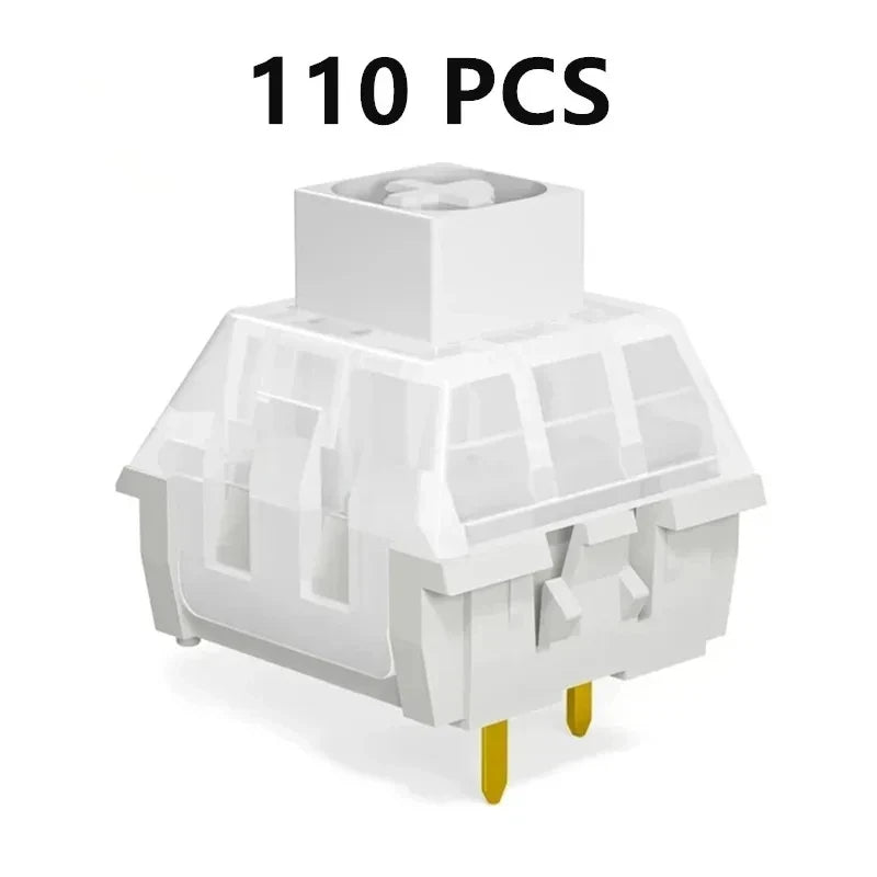 Kailh Box White DIY Custom Mechanical Keyboard Clicky White Compatible Cherry MX SMD RGB 3 Pins Tactile Switch