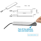 Wireless Flat Patch WiFi Antenna 2.4GHz Antennas 2400MHz