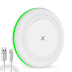 30W Wireless Charger LED Phone Charger Stand Suitable for IPhone17 16 15 14 13 12 Pro Fast Charging Base for Xiaomi Samsung