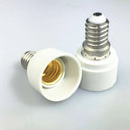 2pcs E14 To E14 LED Light Bulb Base Adapter European Chandelier Socket Lampholder Extender Candle Lamp Holder Extension