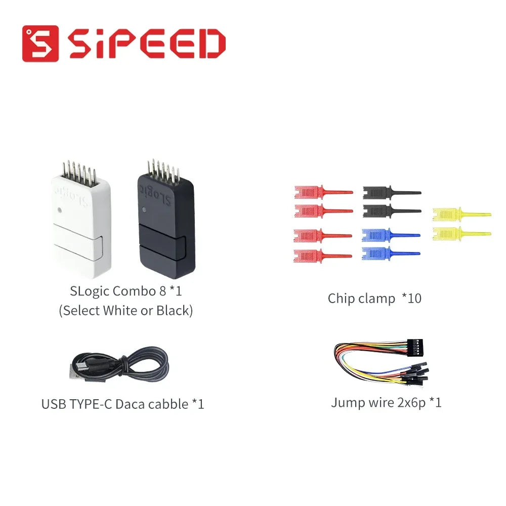 Sipeed SLogic Combo 8 Slogic Analyzer CKlink DAplink Debugger UART Module Powerful 4-in-1 Debugger DAPLink CKLink Debugger Tool
