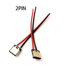 1-10Pcs Type C 2 Pin Waterproof Female USB C Socket Port With Screw Hole Fast Charge Charging Interface USB Connector With Cable