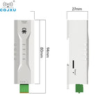 RS485 To Ethernet Serial Port Server COJXU NE2-D11 DC 8-28V TCP/UDP Modbus MQTT HTTP DNS FOTA Remote Up DIN Rail Installation