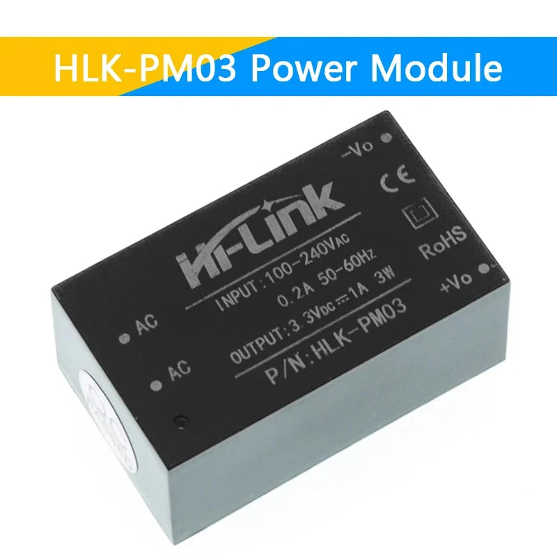 HLK-PM01 HLK-PM03 HLK-PM12 AC-DC 220V to 5V/3.3V/12V Mini Power Supply Module Intelligent Household Switch HLK-5M05