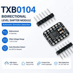 TXB0104 Bidirectional Level Shifter Module Automatic Direction Detection for DIY Projects and IoT Circuits