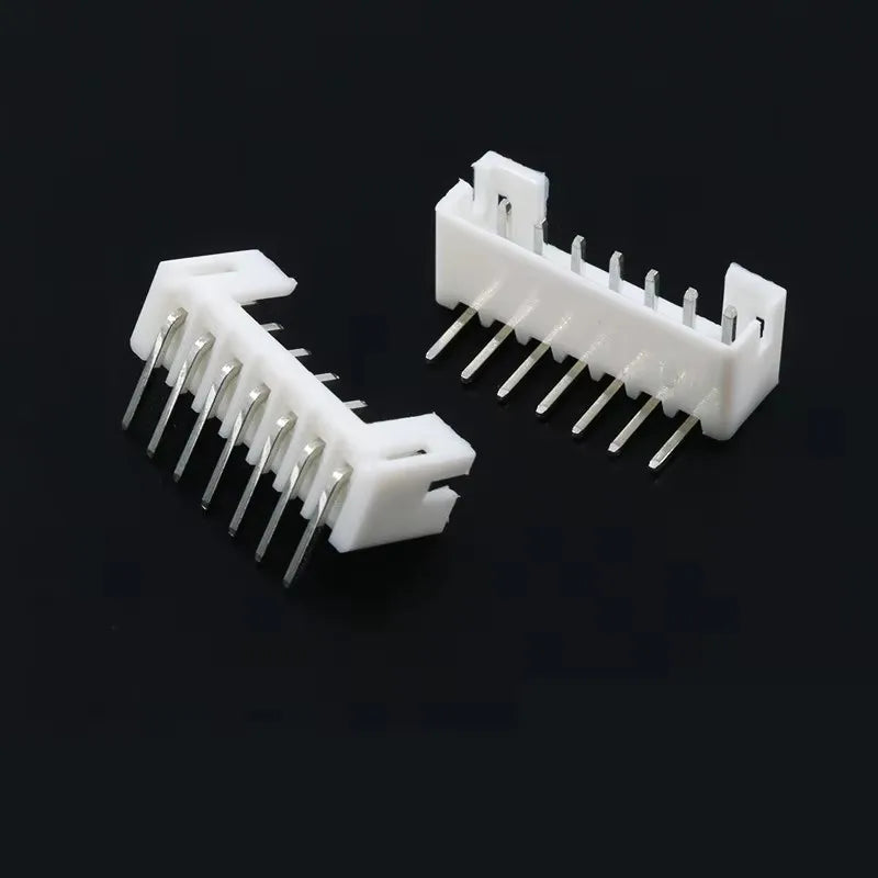 100PCS JST PH 2.0 2P 3P 4P 5P 6P 7P 8P 9P 10P 11P 12 Pin Header PH2.0 2mm Connectors Leads PH-AW PH-Y Curved Pins Male Shell