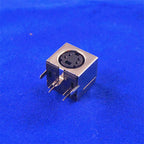 10 Pcs Connnector Mini Din 3 4 5 6 7 8 9 Pin Female Circular Receptacle Power Sockets MD-SM Shield Right Angle Through Holes PCB