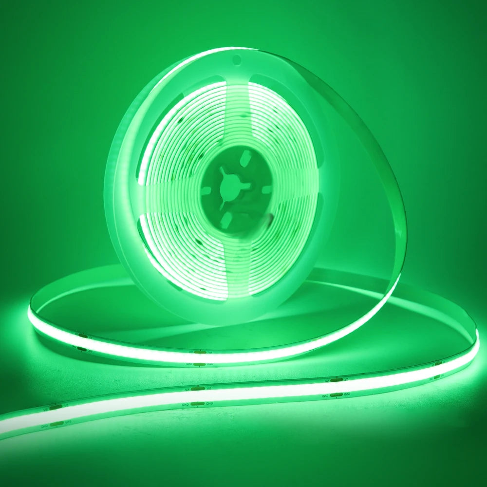8MM COB Led Strip 5V with Motion Sensor Battery Powered 320LEDs/M Led Induction Night Light Warm White Red Ice Blue Green Yellow